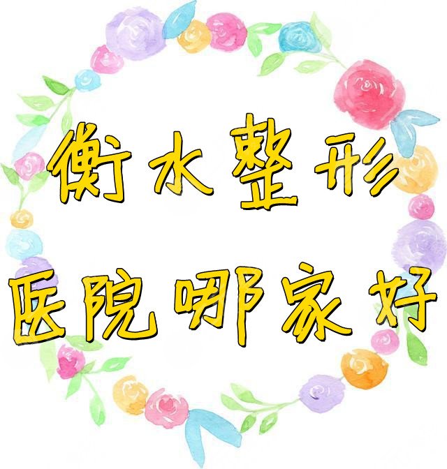 衡水整形醫(yī)院哪家好