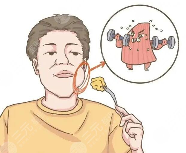 咬肌怎么變小？