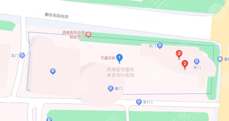 重慶西南整形美容外科醫(yī)院地址