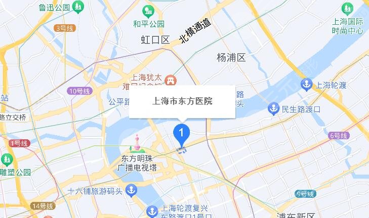 上海市東方醫(yī)院地址