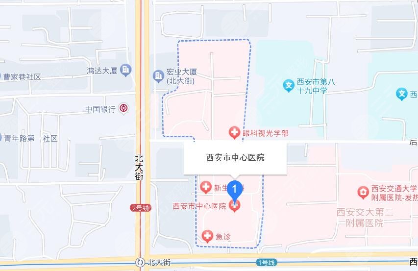 西安市中心醫(yī)院地址