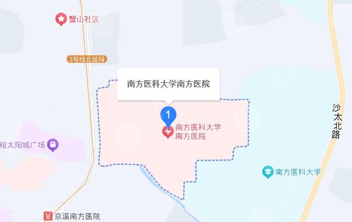 南方醫(yī)科大學南方醫(yī)院地址