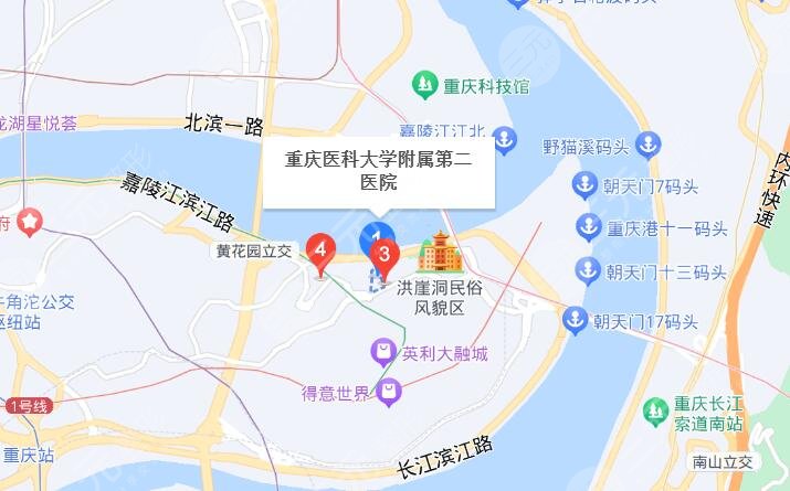 重慶醫(yī)科大學附屬第二醫(yī)院地址