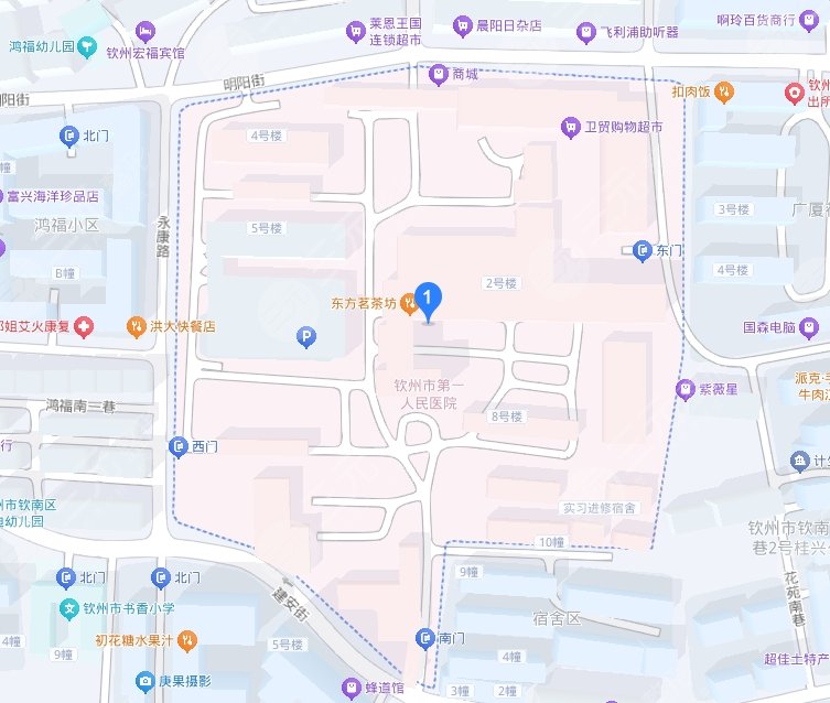 欽州市第一人民醫(yī)院地址