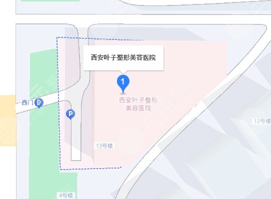 西安葉子醫(yī)療美容醫(yī)院地址