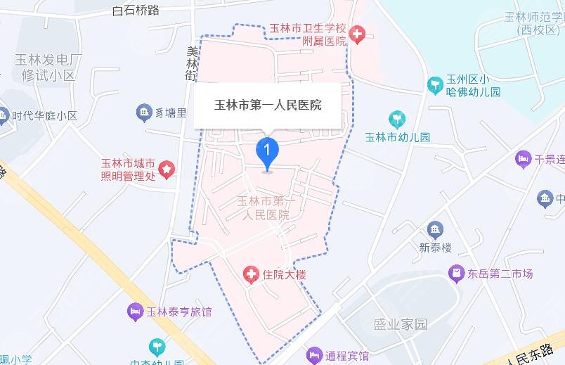 玉林市第一人民醫(yī)院地址