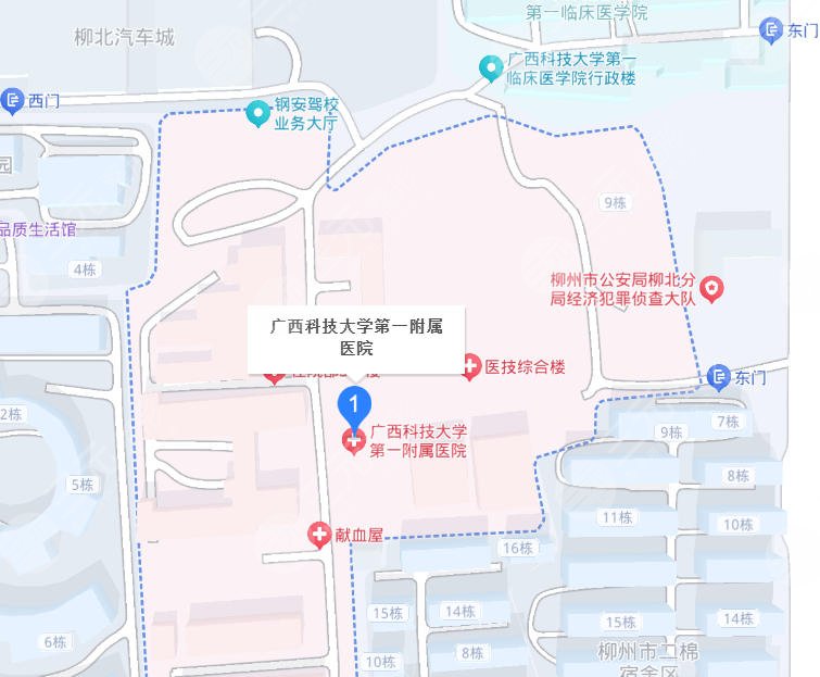 廣西科技大學(xué)第一附屬醫(yī)院地址