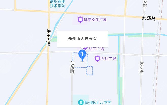 亳州人民醫(yī)院地址