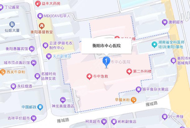衡陽中心醫(yī)院地址